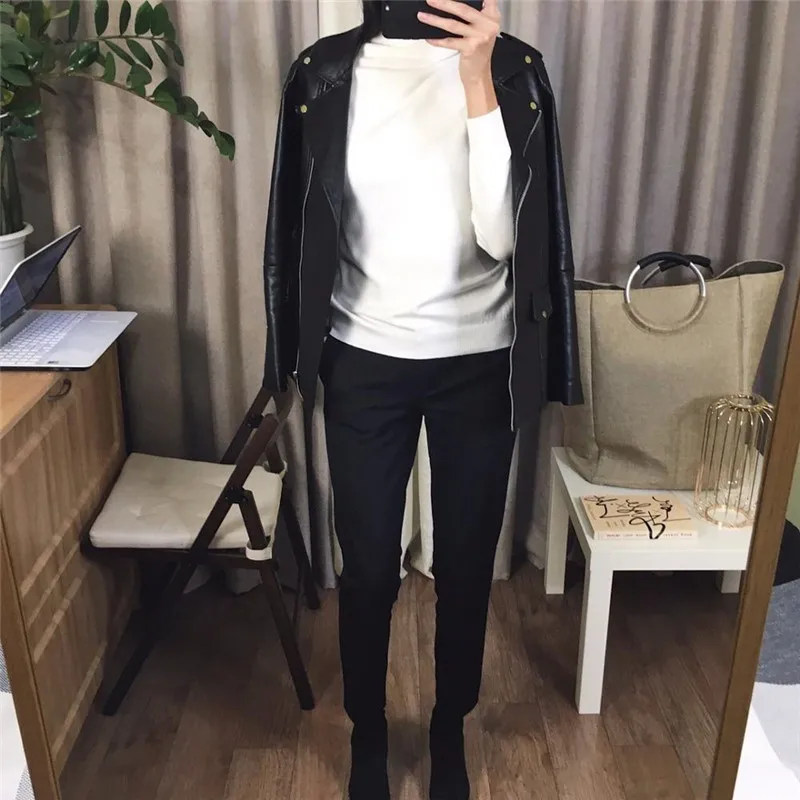 GCAROL, новинка, Женская водолазка, 30% шерсть, свитер, Осень-зима, конфетный джемпер, яркий вязаный пуловер, уличная одежда размера плюс S-3XL