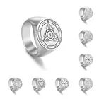 парные кольцаСатурн пентакли уплотнение скандинавский Викинг кольца для Для мужчин Для женщин Для мужчин Винтаж талисман ключ Соломоновых Островов панк Wicca Кольца из нержавейки ювелирные изделия