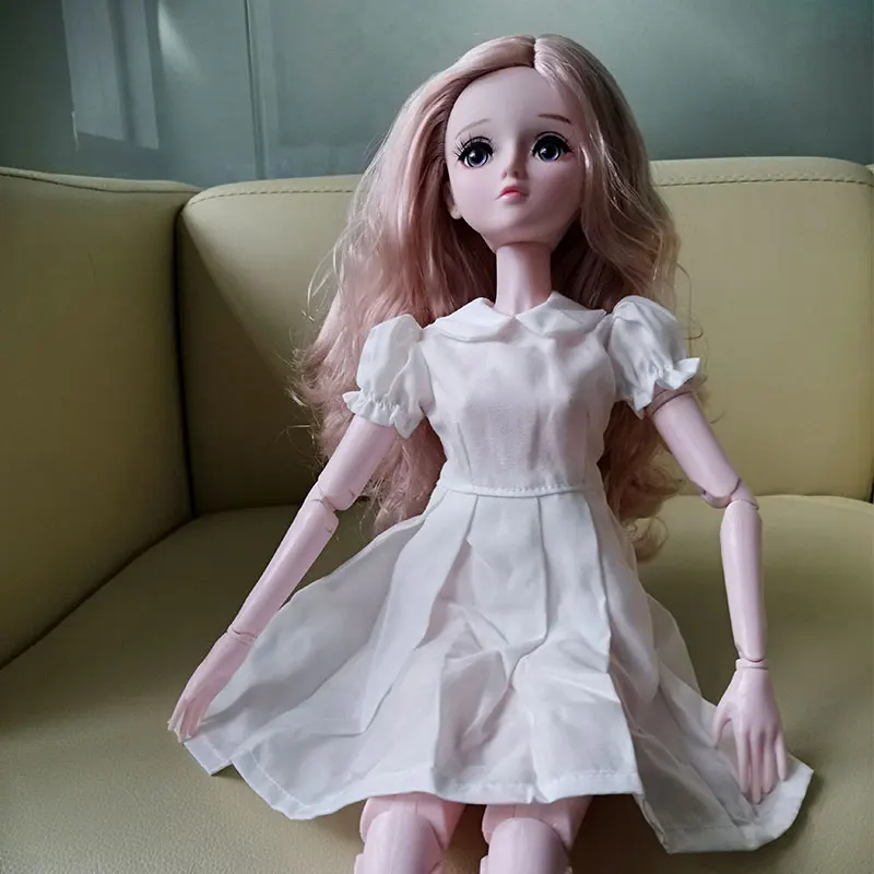 BJD Кукла Одежда Платье для 1/3 1/4 1/6 DIY аксессуары белая юбка костюм игрушки девочек