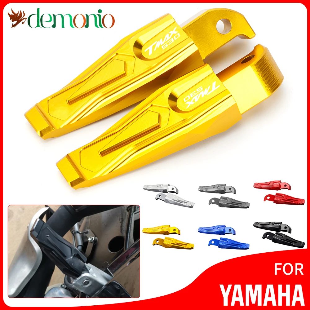 

Алюминиевая ножная рейка для заднего пассажирского мотоцикла с ЧПУ для Yamaha tmax 530 SX DX 2012 - 2016 2017 - 2020 TMAX530 LOGO