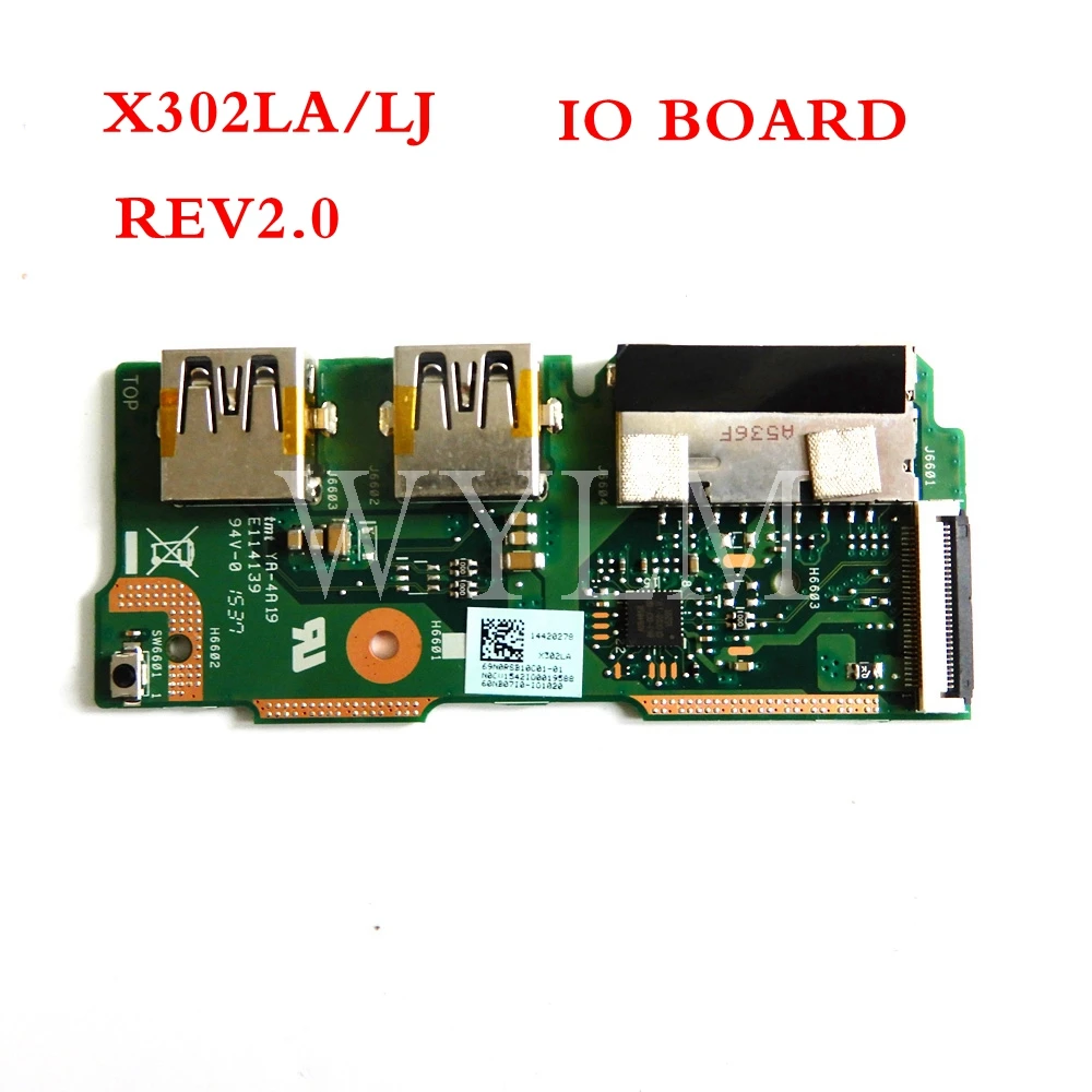 

X302LA/LJ IO_board For Asus X302LA/LJ X302LJ X302 X302L USB BOARD IO board Test well