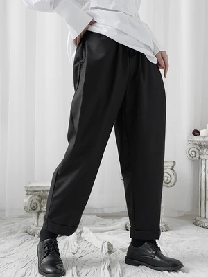 Брюки Yamamoto женские летние тонкие свободные прямые облегающие узкие брюки