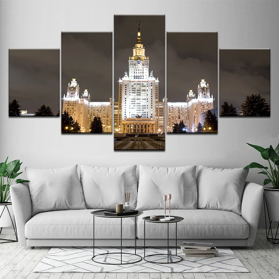 

Painting on Canvas 5 Panels Large Lighthouse Picture Frame Modern Canvas Art Prints Seascape Portland Lighthouse Wall Artwork