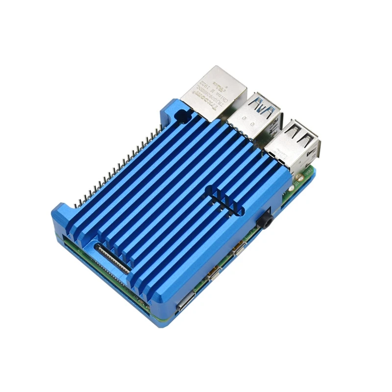 Aluminum Alloy Protective Case CNC Enclosure Metal Shell Fit for Raspberry Pi 4 | Компьютеры и офис