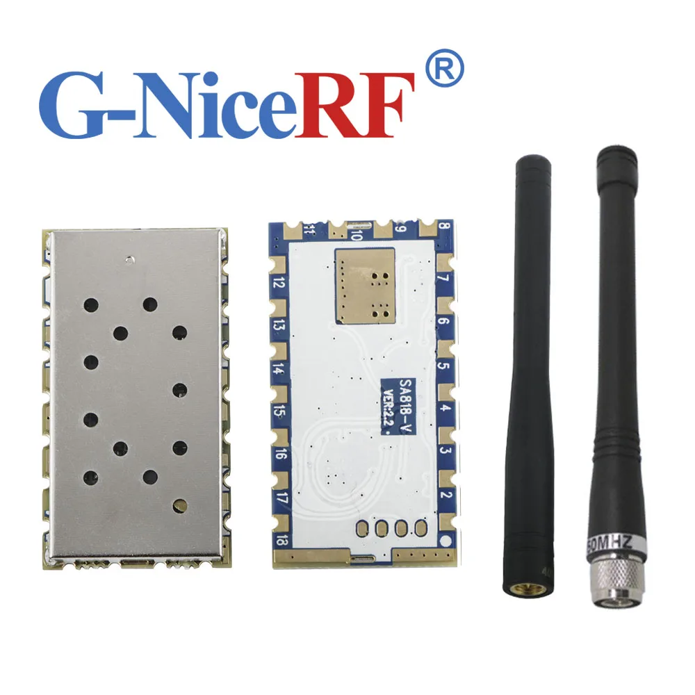 4 шт./лот модуль рации SA818 1 Вт RDA1846S 134 174 МГц УКВ ДМВ 3 5 км км|uhf transceiver module|uhf transceivermodule