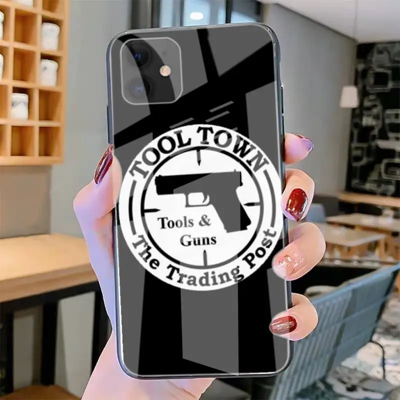 

Glock Handgun Shell Phone Cases Tempered Glass For Iphone6plus 6S 7 7plus 8 X XS XSmax XR 11 12 Pro Max 12mini