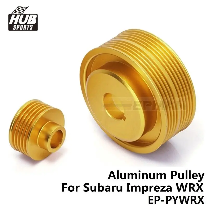 Для Subaru Impreza WRX 06 07 TURBO алюминиевая легкая рукоятка двигателя шкив HU PYWRX|engine