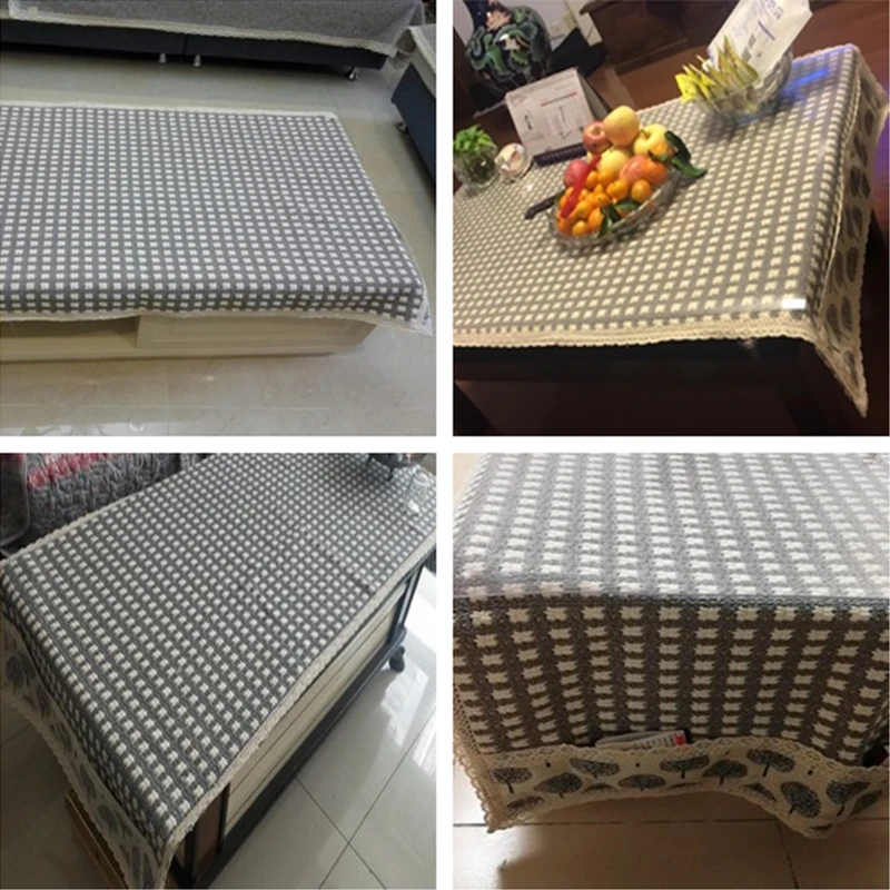 Скатерть для кофе Slow Tree маслостойкая из хлопка и льна тканая многофункциональная