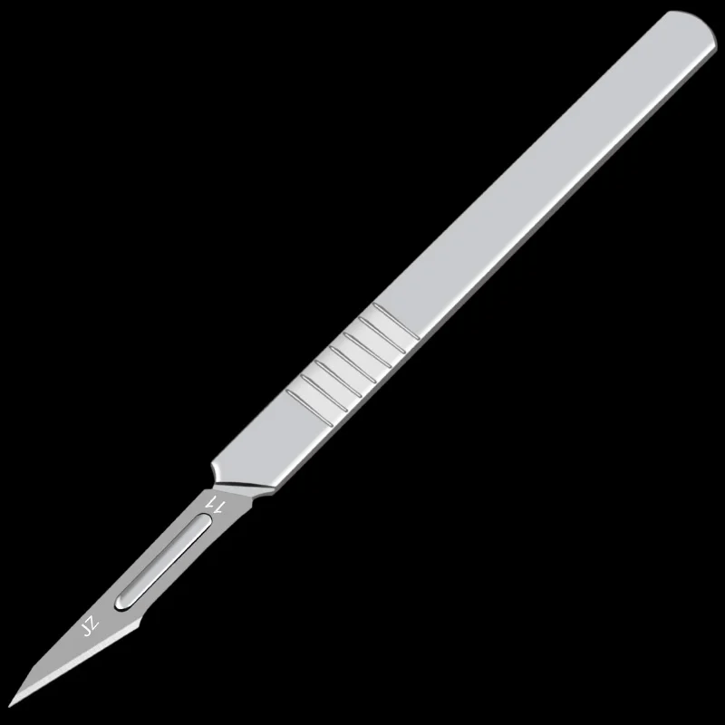 Carbon Steel Surgical Scalpel Blades 11# and 23# (10 pcs) with 1pc Handle for DIY Cutting, PCB Repair, Animal Surgical Knife image 3