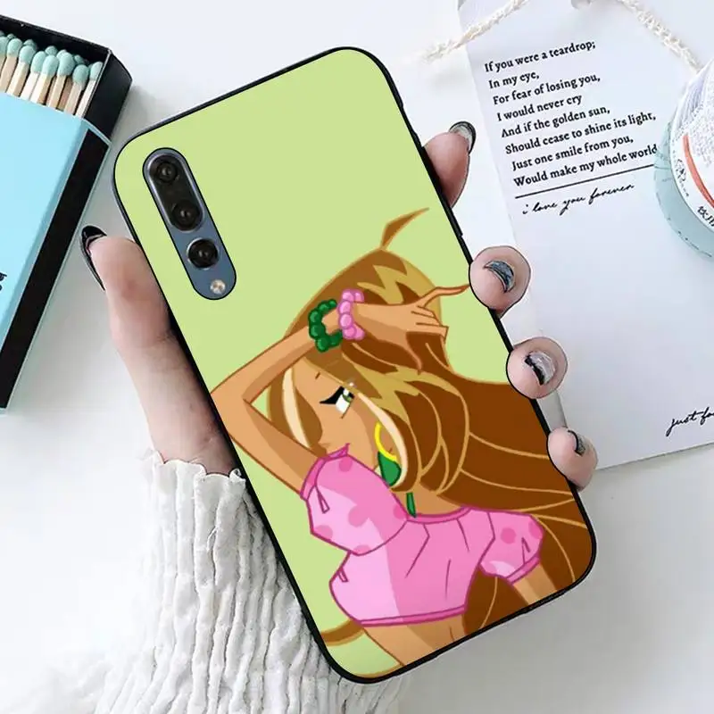 

Girl Winx Clubs Phone Case for Huawei P30 40 20 10 8 9 lite pro plus Psmart2019
