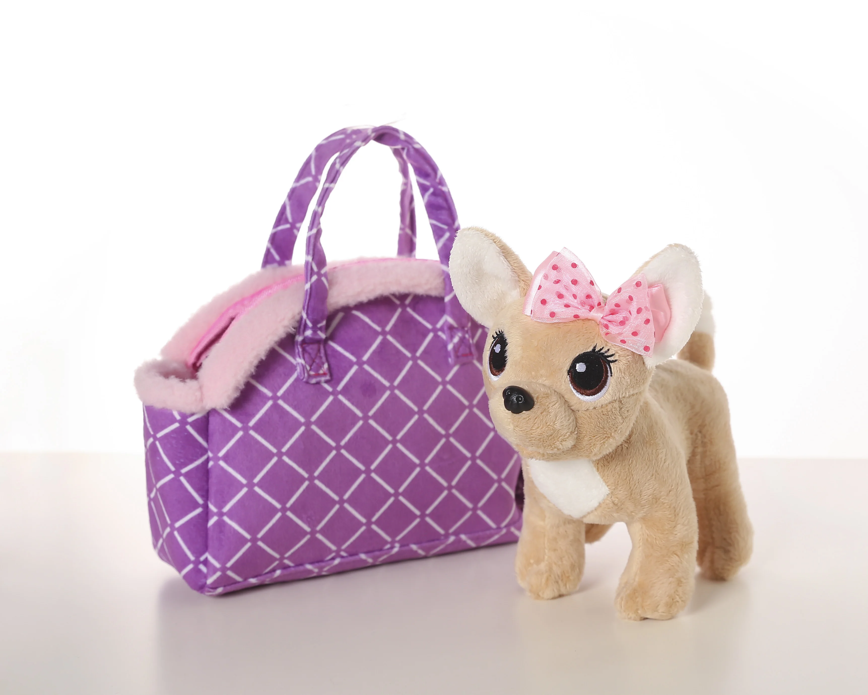 Chi Dog And Bag Girl Gift Stuffed Animal Plush Toy Shopping Tote Dress Simulation Pet | Игрушки и хобби