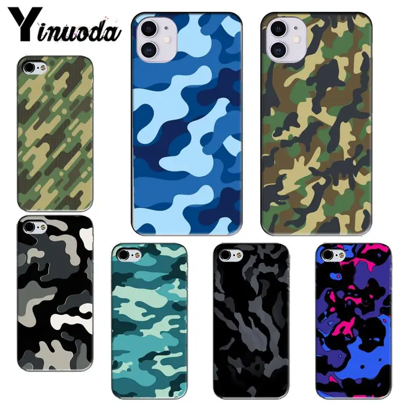 

Yinuoda Camouflage Luxury Unique Phone Cover For iPhone5 5s SE X XS MAX 8 7 6 6S Plus XR 11 11pro promax 12 12Pro Promax