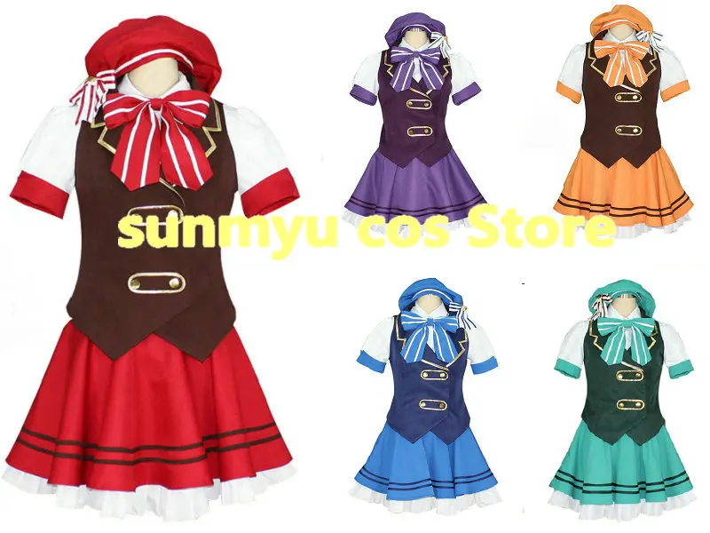 Gochuumon Wa Usagi Desu Ka? Это заказ кролика? День Святого Валентина какао Hoto Rize Tedeza Syaro Kirima Chino Kafu Chiya Косплей Костюм