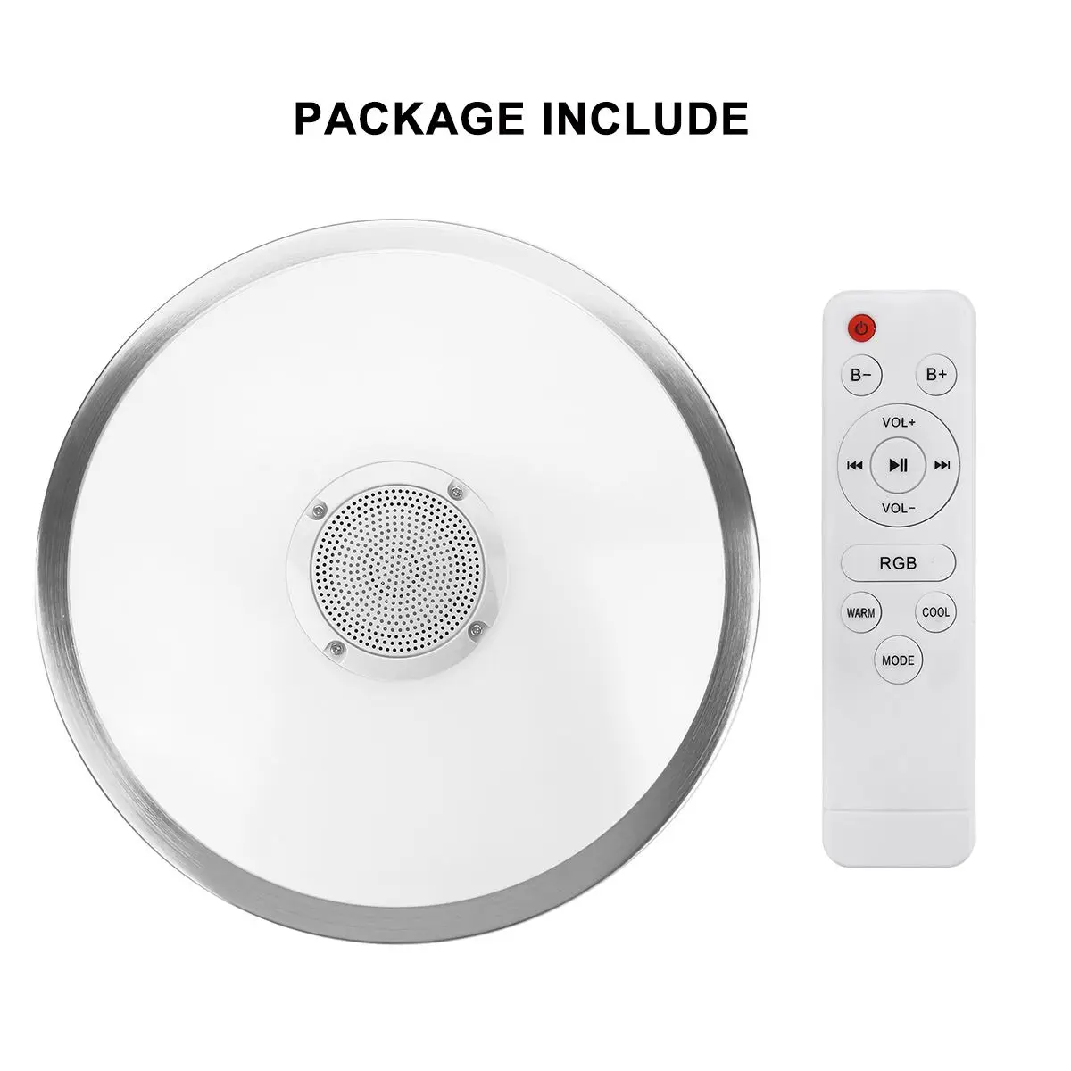 

36W 220V Modern RGB LED Ceiling Lights Home Lighting APP bluetooth Music Light Bedroom Lamps Smart Ceiling Lamp+Remote Control