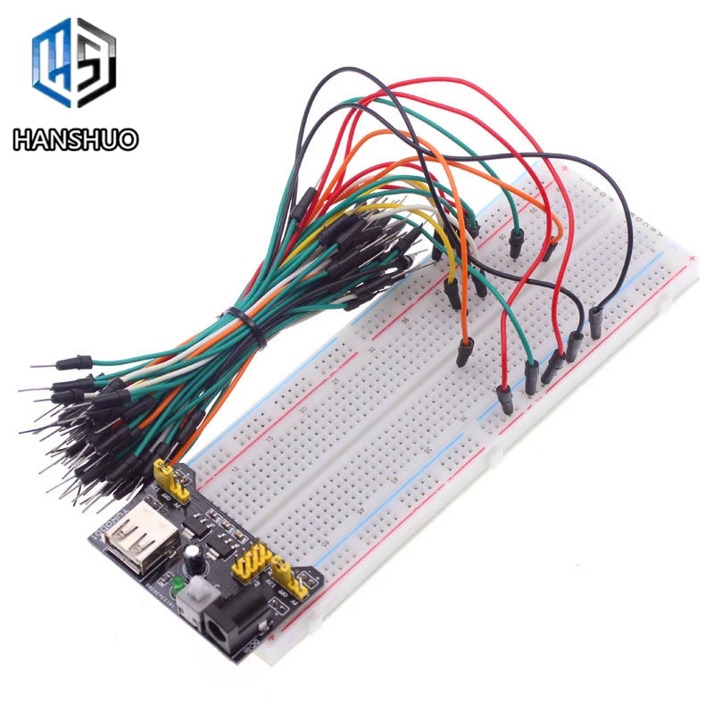 3 В/5 В MB102 макетный модуль питания + MB 102 830 точек Solderless Прототип хлебная плата