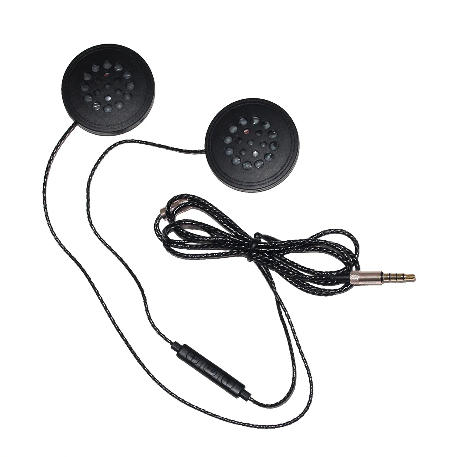 

The new T33 motorcycle helmet headset foreign trade hot sale 3.5MM wire-controlled high-fidelity phone headset