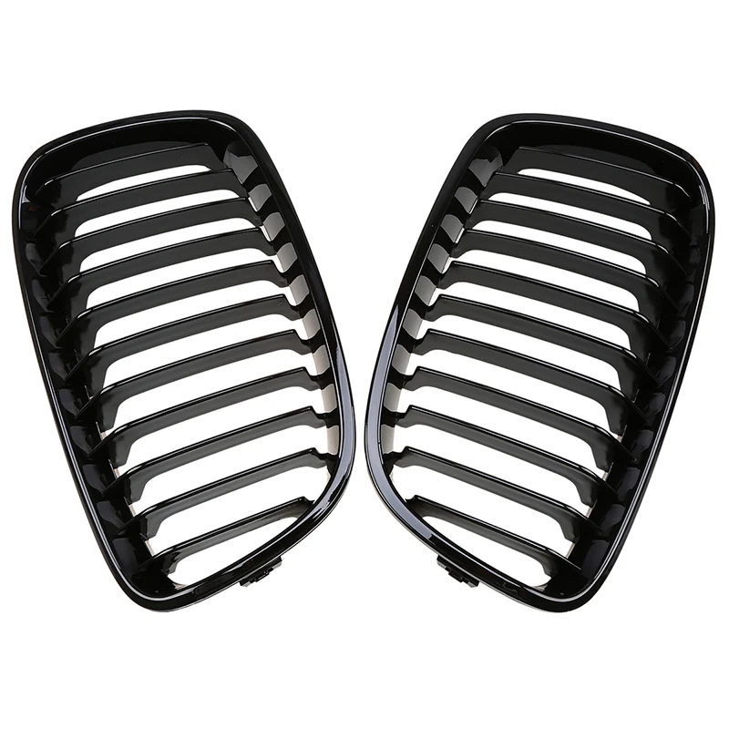 Posbay Передняя носочная решетка гриль глянцевый черный для BMW 1 Series F21 118i/120d/120dX 3 Door