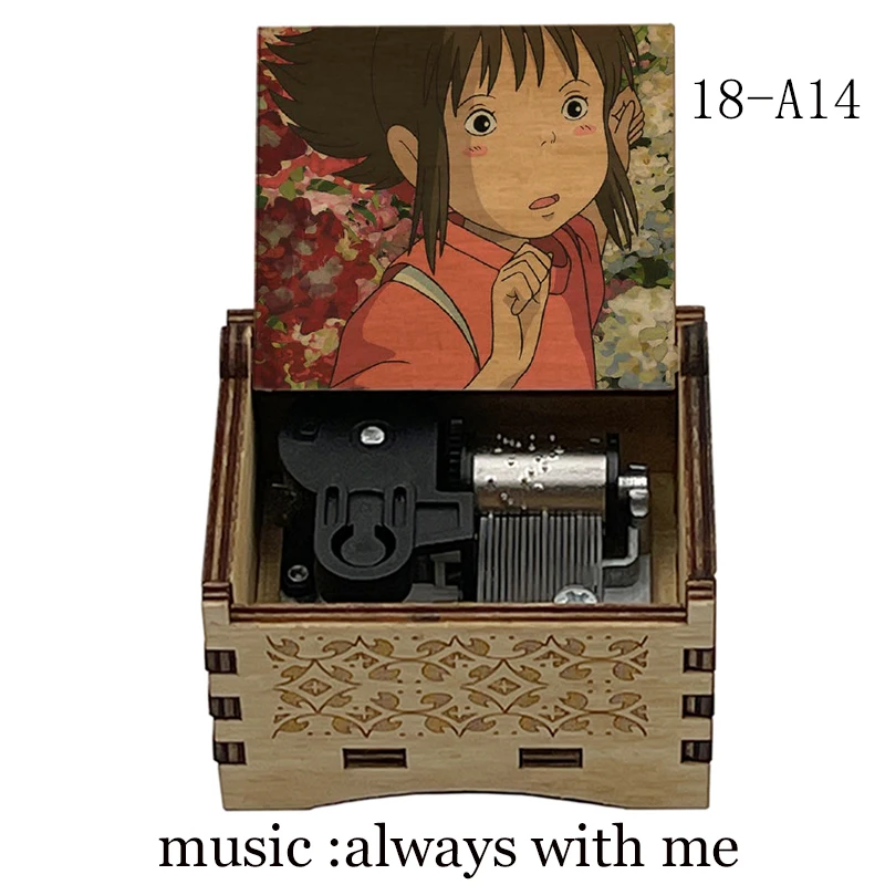 Популярная антикварная резная деревянная музыкальная шкатулка с надписью Always with