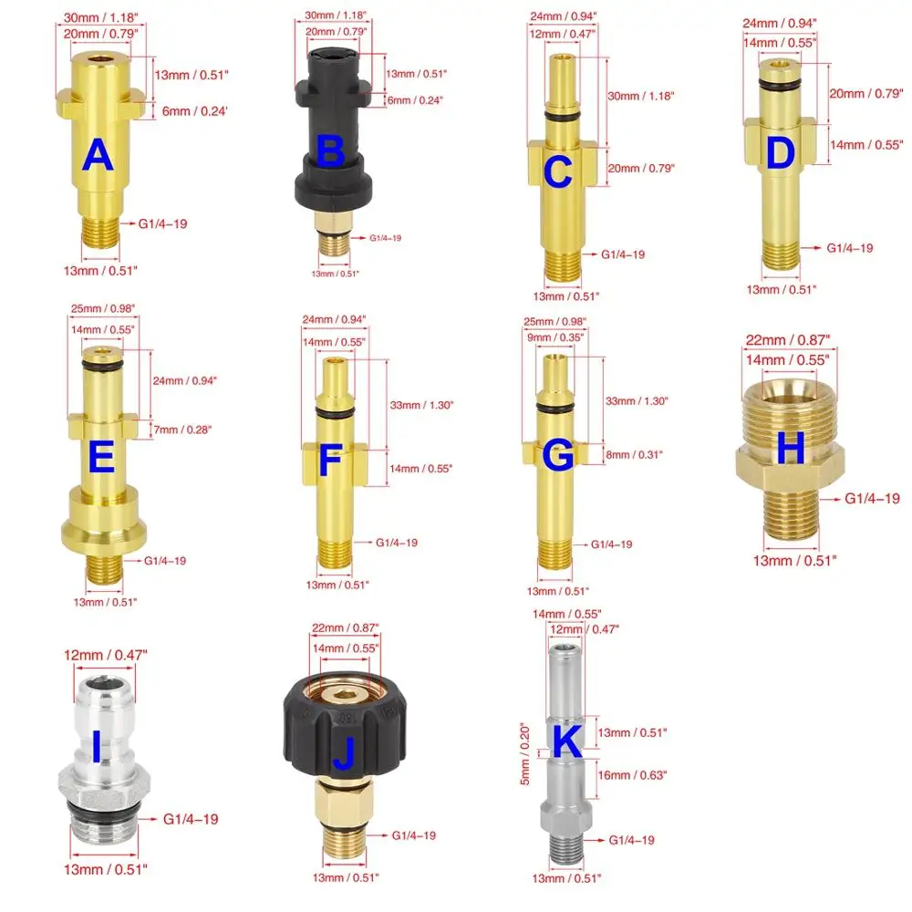 Пенная насадка для автомойки высокого давления Karcher Huter пенораспылитель с