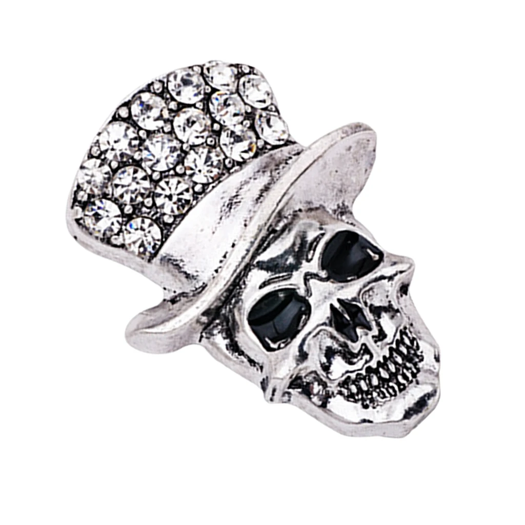 Женская/Мужская брошь в виде черепа Стразы | Украшения и аксессуары