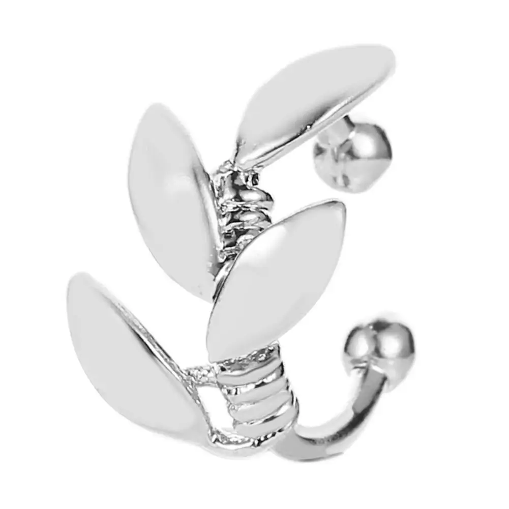 Корейские серьги без пирсинга для ушей золотого и серебряного цвета свадебные