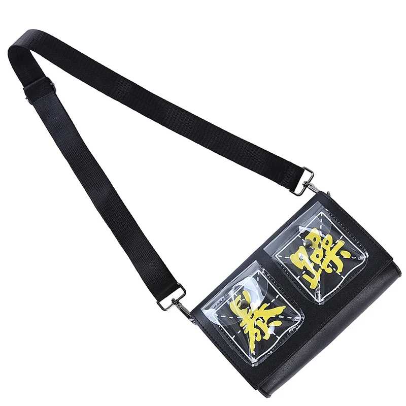 

Letter Printing Shoulder Bag Rock Designer Women Bag Small Crossbody Bag PU Leather Bag Mini Ladies Bag