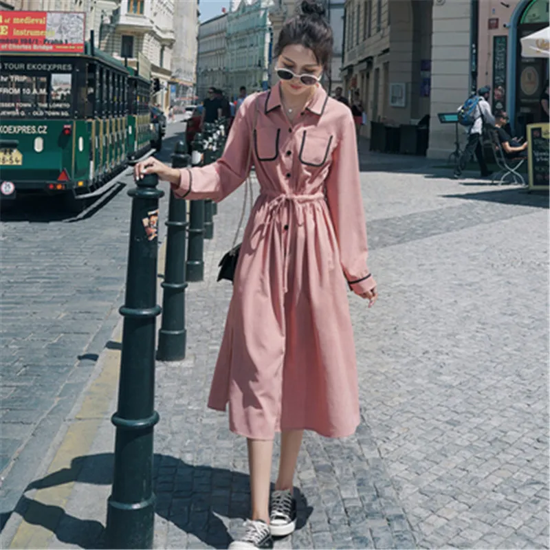 Винтажное французское платье-туника с завязками больших размеров женское модное