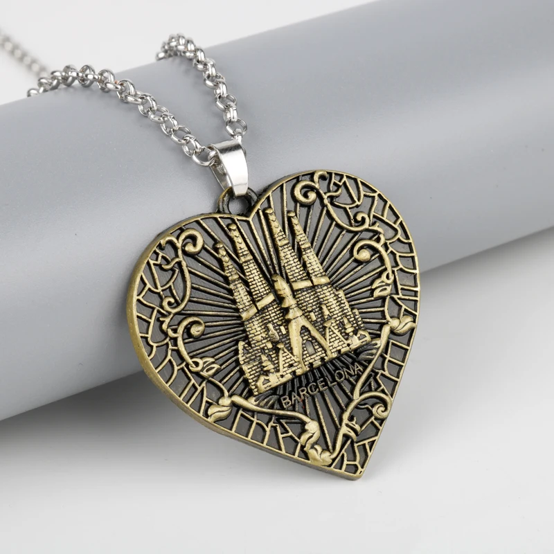 Подвески HANCHANG сделай сам ювелирные изделия замок храм Барселона Саграда в форме