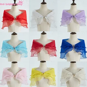 Женская свадебная накидка, накидка из фатина, короткая накидка для невесты, накидка на свадьбу