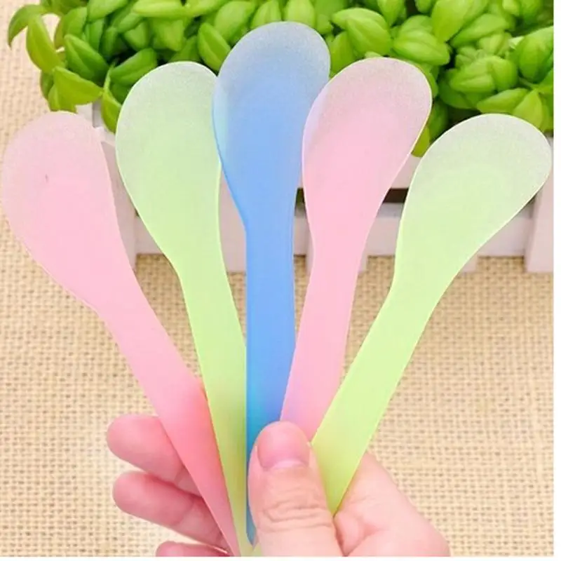 

10PCS Plastic DIY Facial Mask Mixing Spatulas Spoon Stick Makeup Tools