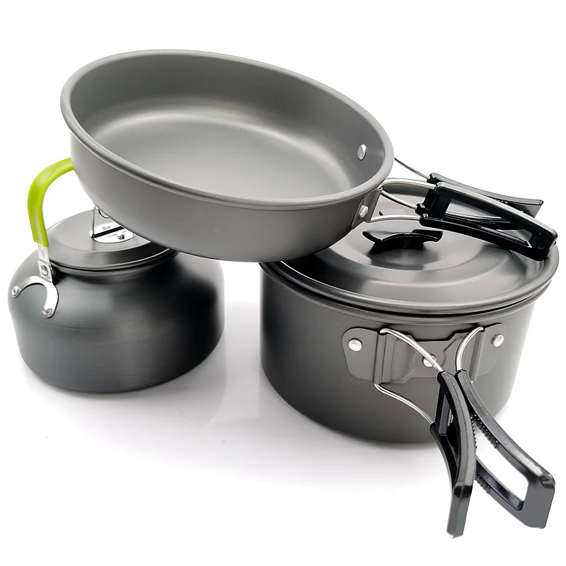 

Camping Cookware Tableware-Set Pan Backpacking Ultralight Picnic Hiking Outdoor Utensils