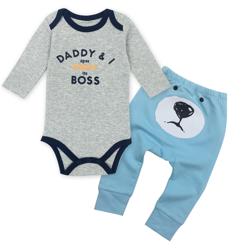 

2pcs/lot Baby Girl Clothes Newborn Sleepwear Children Suit Thermal Rompers size summer Pants sets costumes