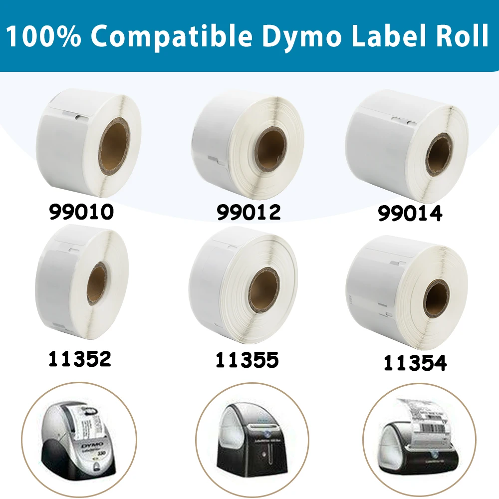 Labelwell Multiple sizes label Roll 11352 11354 99014 99010 99012 label LW 11354 compatible for DYMO LabelWriter 450 450 Turbo