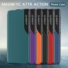 Магнитный смарт-чехол для Redmi Note 10 9 8 Pro T S Xiaomi 10 T 11 Pro Lite Redmi K40 Pro X3 NFC Redmi 9 T 9A 9C, чехол-подставка для телефона