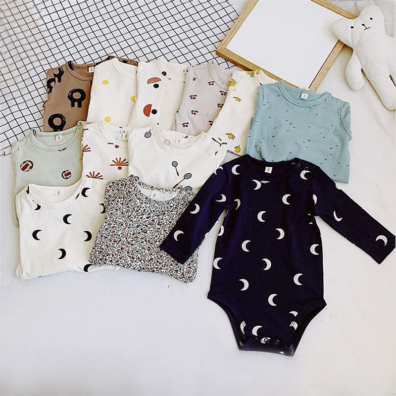 

3 pcs/lot Baby Boys Romper Soft Cotton Newborn Baby Clothes Kids Long Sleeve Underwear Baby Boys Clothes Infant One-piece Onesie