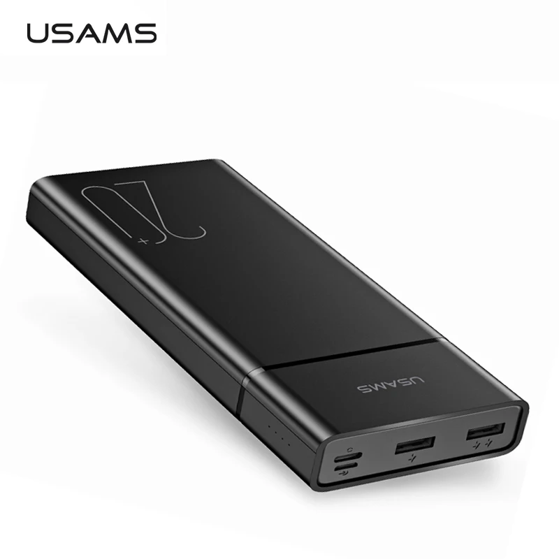 USAMS 20000 мАч быстрая зарядка внешний аккумулятор для Xiaomi Mi iPhone зарядное