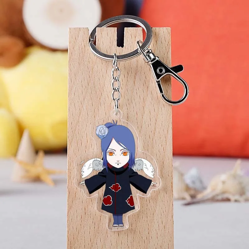 Модель Куклы ниндзя Саске Сакура Какаси акриловый брелок Akatsuki Pain Konan Zetsu Itachi