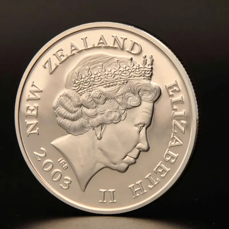 Властелин колец 2003 ENewzealand Посеребренная 40 мм Коллекционная сувенирная монета для