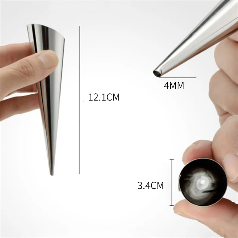 Нержавеющая сталь Кондитерские хлебные круассан формы кремового рога