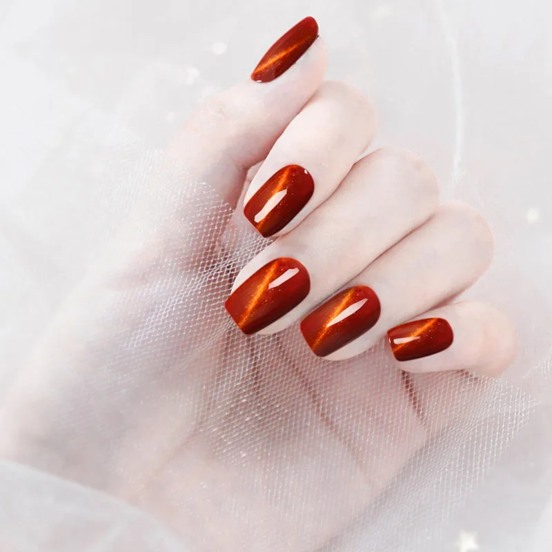 3D глаз хамелеона кота лак для ногтей замочить УФ Магнитный Гель Маникюр