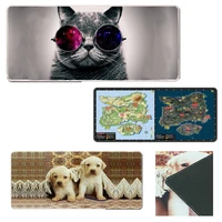 large extend mousepad fasion desk play mat soft pad gaming accessories rubber computer keyboard carpet mousepad office desk mats