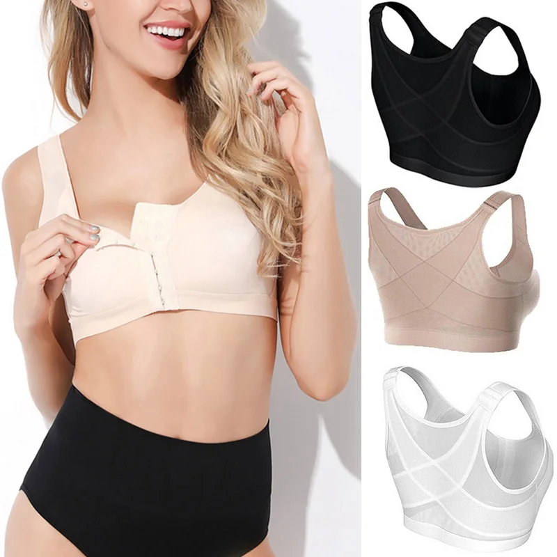 

Cross Back Bra Sports Support Fitness Vest Bras Breathable Sport Bra Women Posture Corrector Lift Up Bra Underwear Shockproof