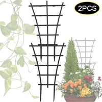 2pcs reusable garden climbing plant support cage garden trellis flowers stand rings tomato support durable climbing vine rack