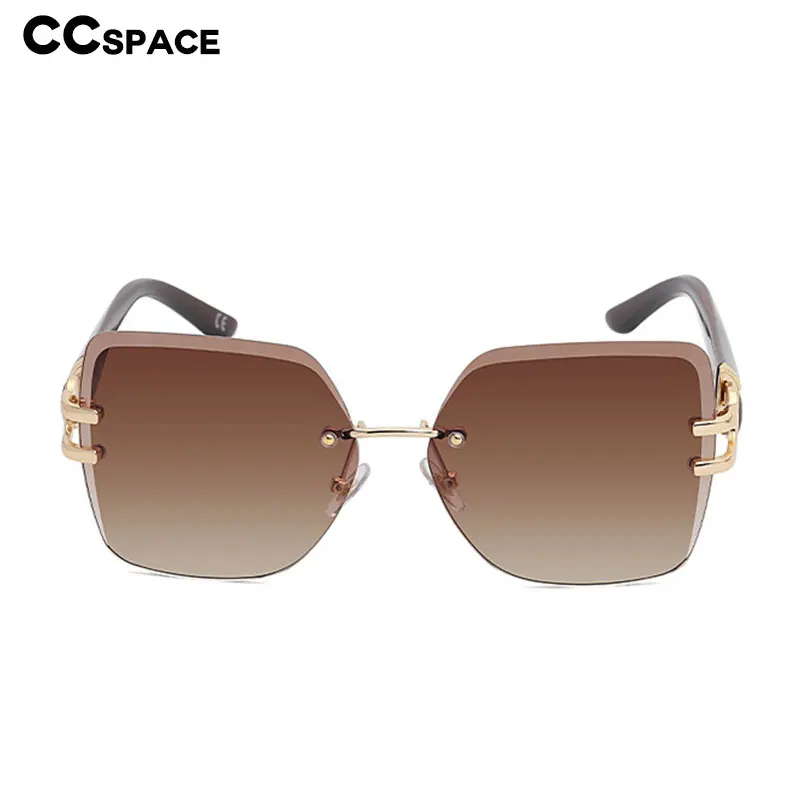 49089 бескаркасные квадратные роскошные солнцезащитные очки для мужчин и женщин