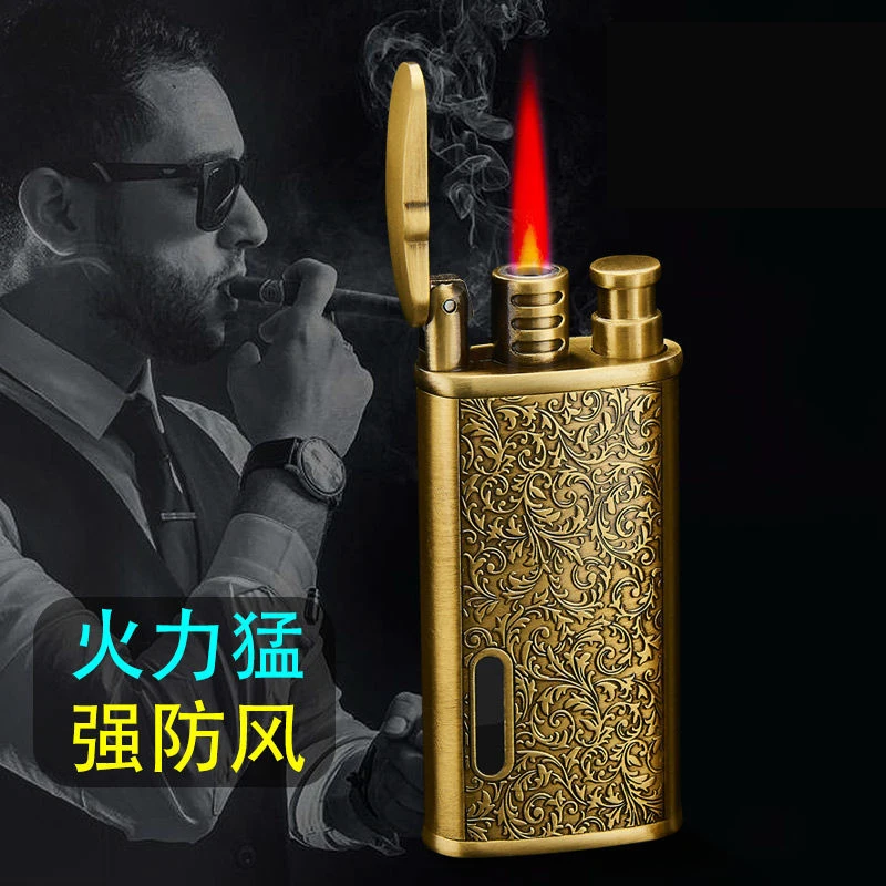 

Direct Charging Lighter Pneumatic Windproof new Creative Lighter for Men