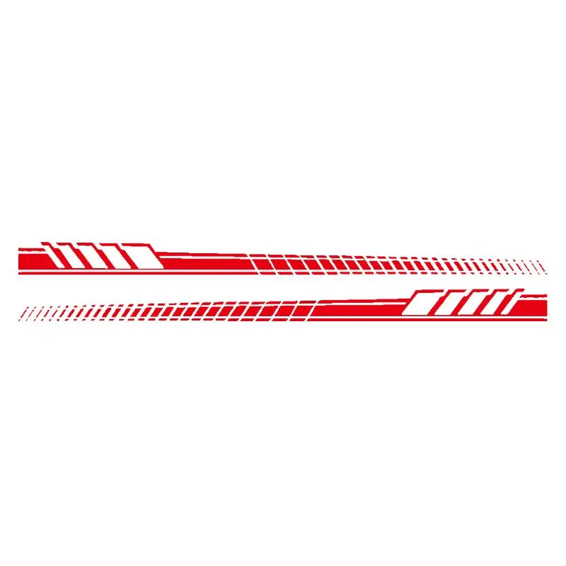 

2pcs Car Side Body Sticker Vinyl Decal Long Stripe Car Sticker DIY Car Body Decals for mercedes benz 190x11.5CM 1XCF