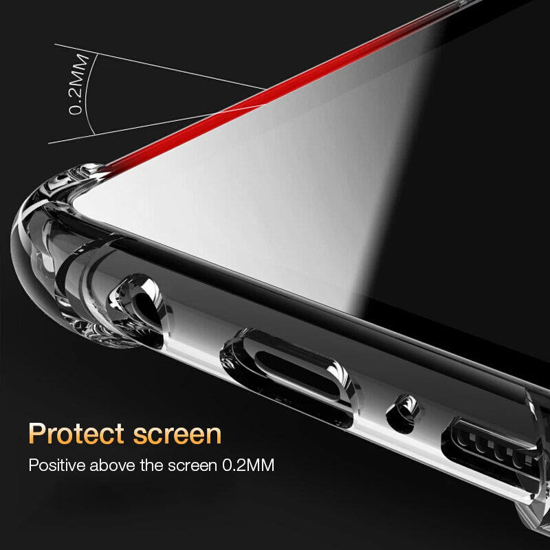 

Shockproof Case for Samsung Galaxy S10 Plus lite S10e S20 FE S8 S9 plus S21 Silicone Phone Cases for Note 20 10 9 8 Back Cover