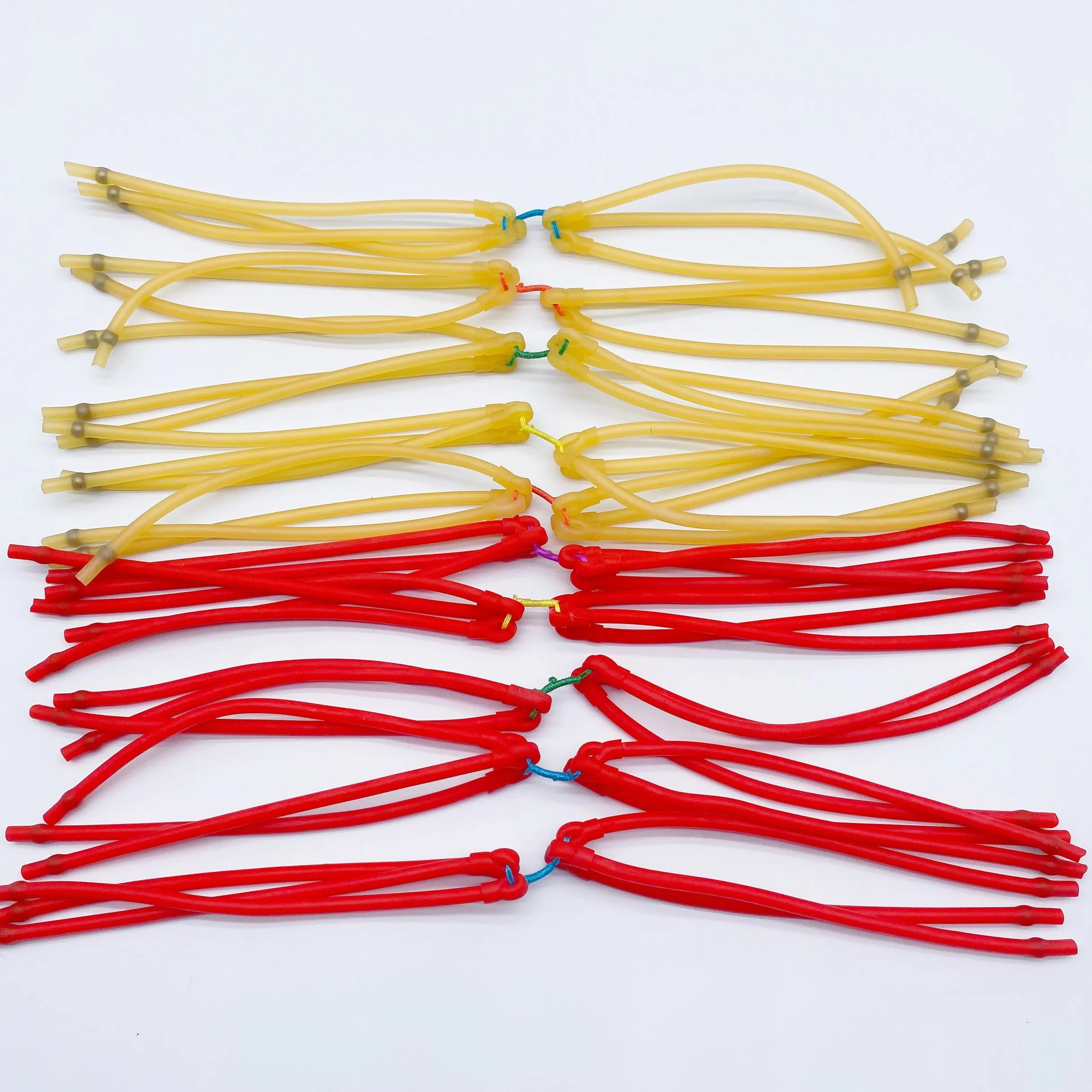 

10pcs/lot Slingshot Strong Elastic Rubber Band Latex Catapult Replacement Card Ball Fishing Slingshot Catapult Rubber Band New