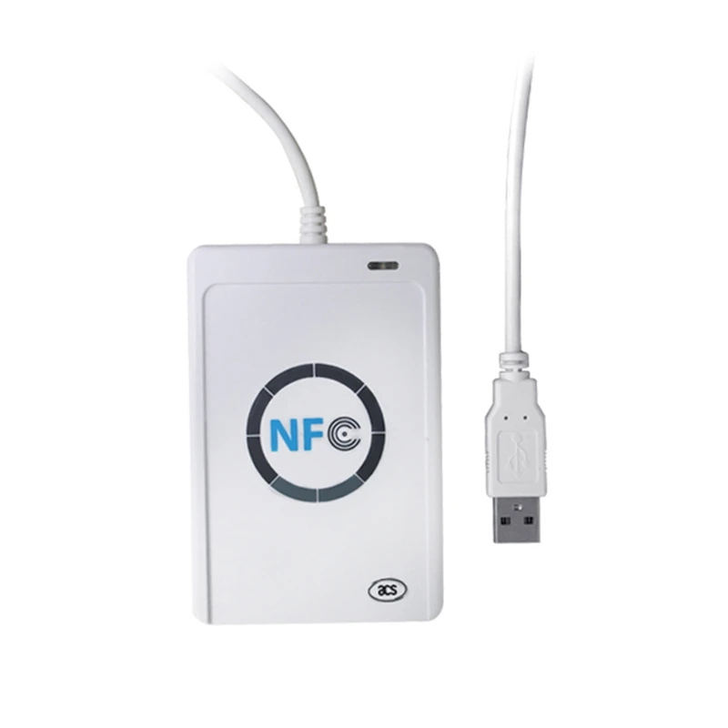 NFC считыватель ACR122U USB Бесконтактный и смарт-карт ИС Дубликатор RFID UID Сменные метки