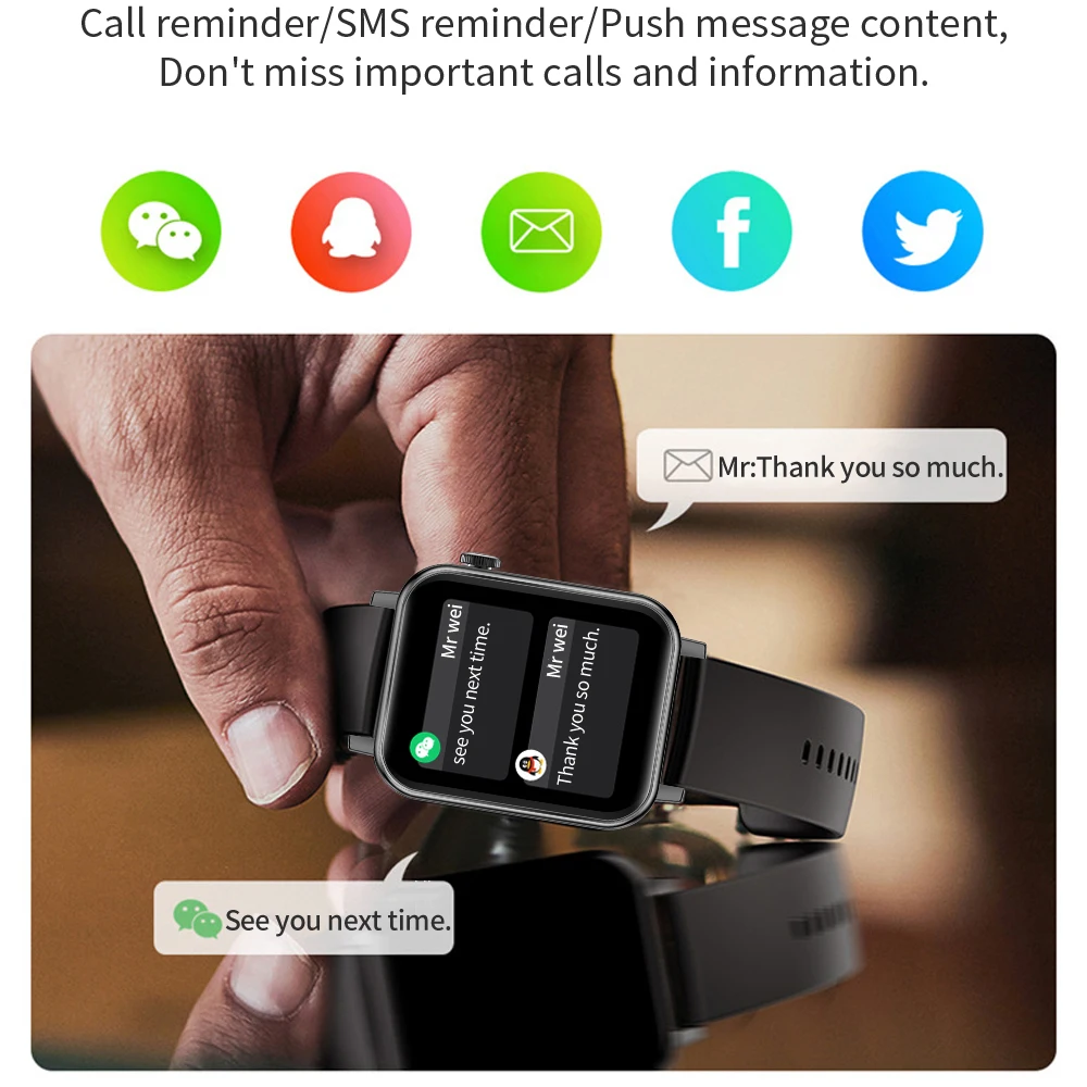 Смарт-часы SENBONO X39 мужские/женские водонепроницаемые IP67 с циферблатом |